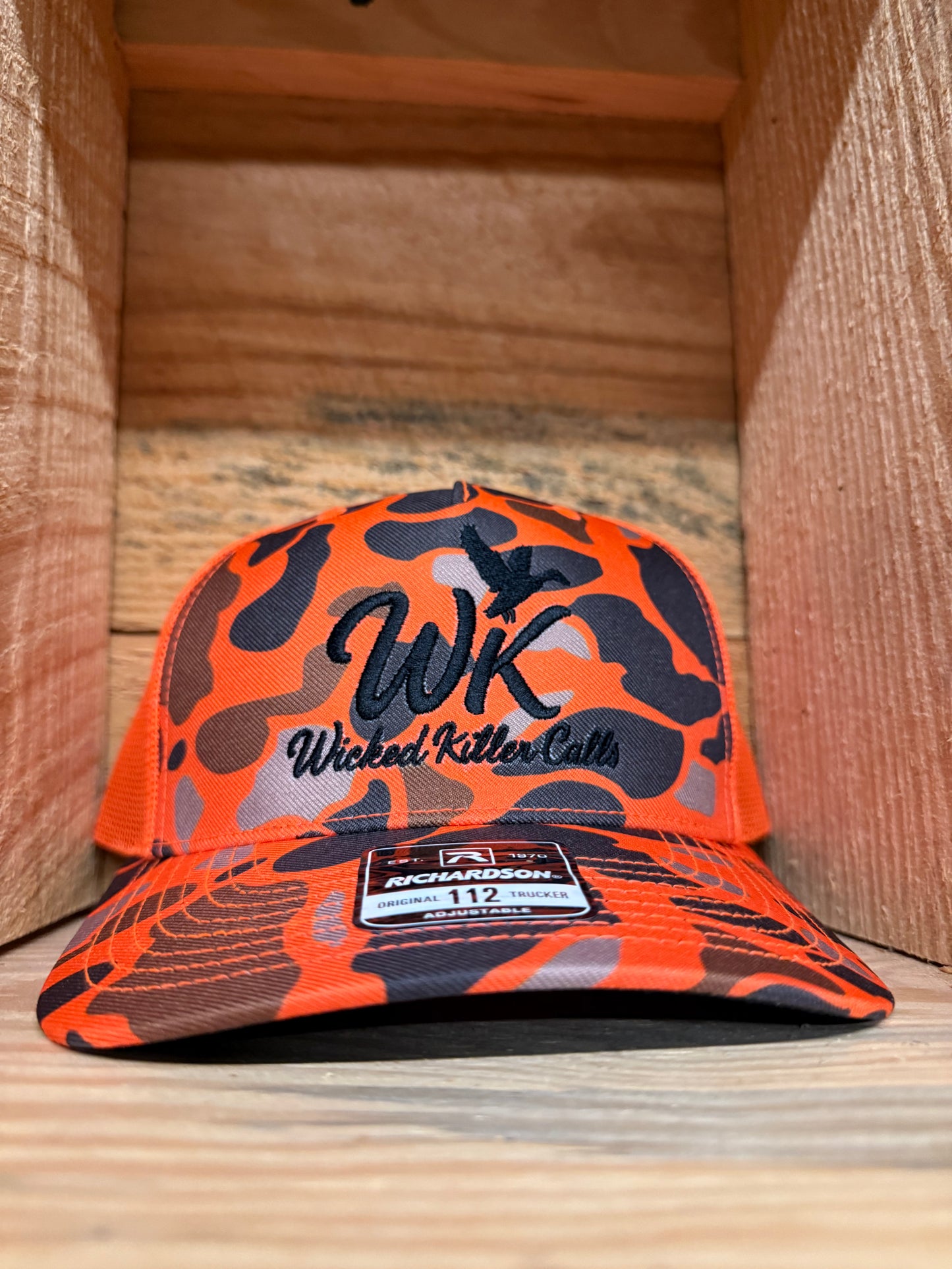 WK orange hat