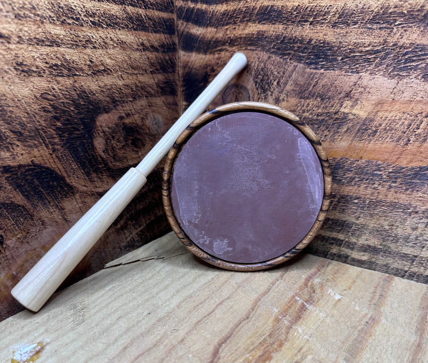 Pot Call: Zebra Wood, Red Slate